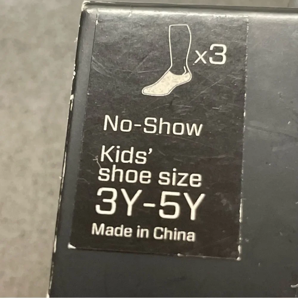 Nike Jordan kids no show socks size 7-9 years (3 pk) new